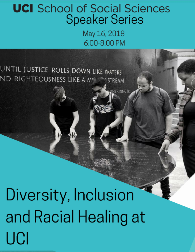 Diversity, Inclusion, and Racial Healing at UCI poster