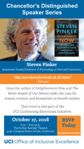 Steven Pinker - Chancellor's Distinguished Speaker Series