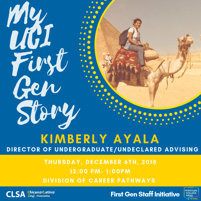 My UCI first gen story - Kimberly Ayala