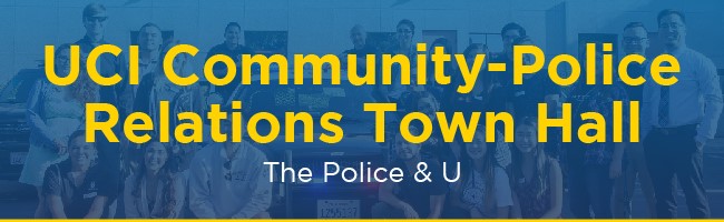 uci community-police relations town hall