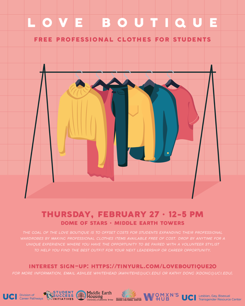 love boutique free professional clothes for students