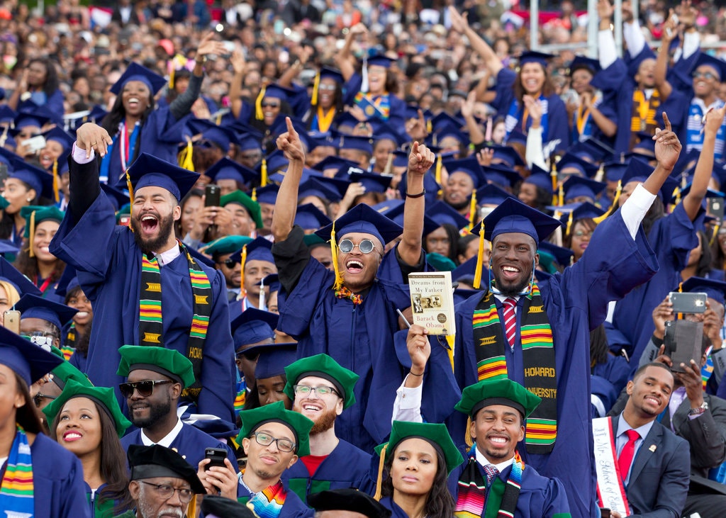 Howard University Black graduates