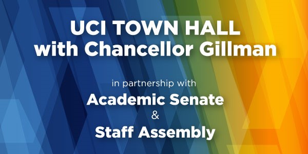 UCI Town Hall with Chancellor Gillman