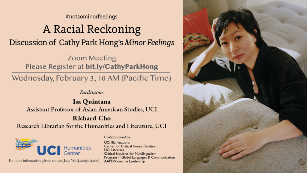 A Racial Reckoning: Discussion of Cathy Hong's Minor Feelings