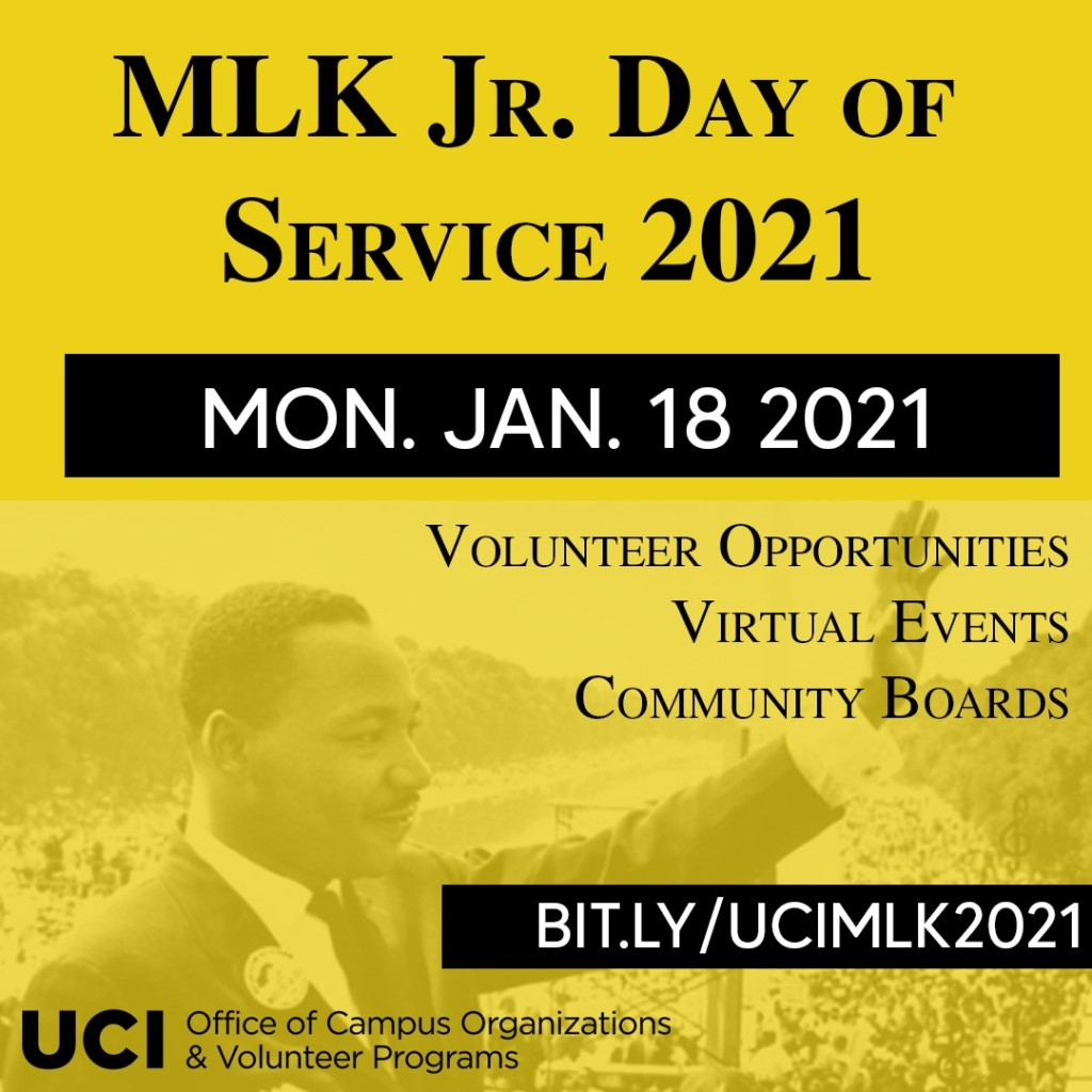 MLK Day of Service, Jan 18, 2021