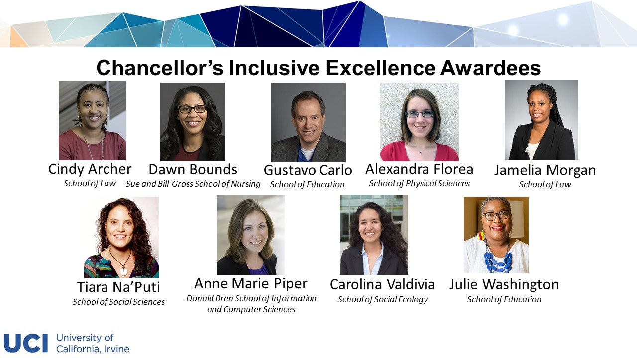 Chancellor's Inclusive Excellence Awardees