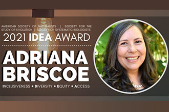 2021 IDEA Award winner, Adriana Briscoe