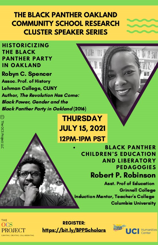 The Black Panther Oakland Community School Research Cluster Speaker Series