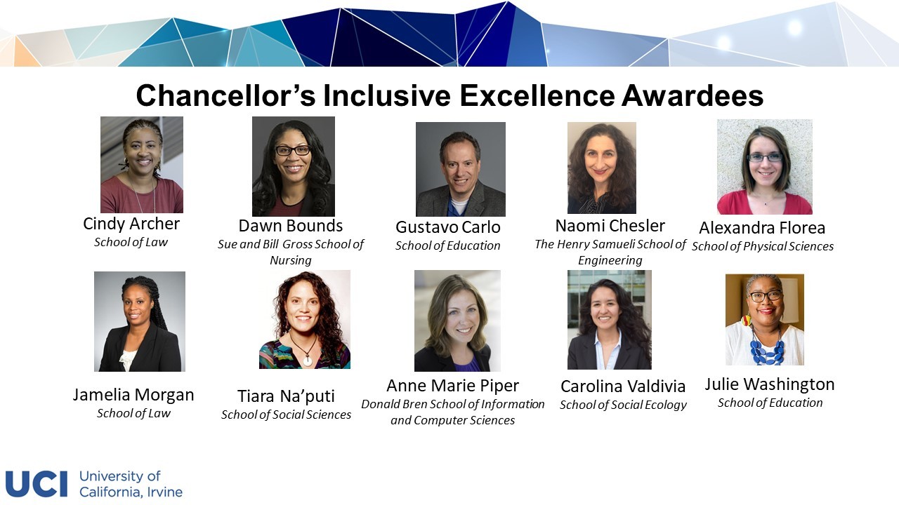 2021 Chancellor's Inclusive Excellence Awardees