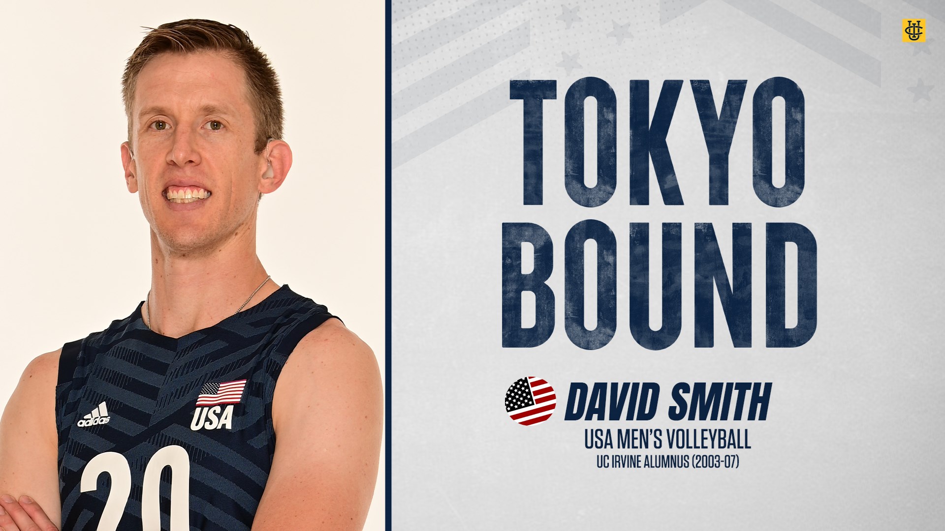 Tokyo Bound, David Smith USA Men's Volleyball UCI Alumnus (2003-07)